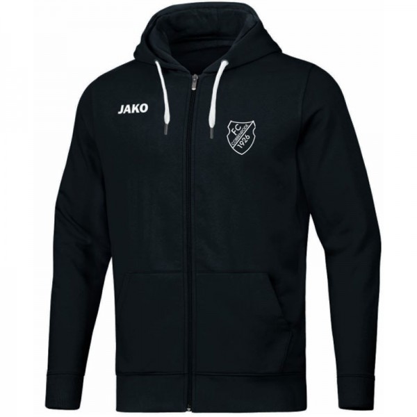 JAKO FCC Kinder Kapuzenjacke Base schwarz