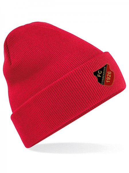 FCC Cuffed Beanie rot